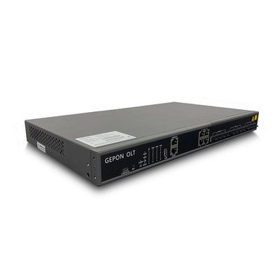 OS-EP08W EPON OLT 8PON,4*PON,4*10GE SFP port de liaison montante,Nouvelle solution,port de liaison montante 10GE,Forte stabilité et compatibilité fournisseur