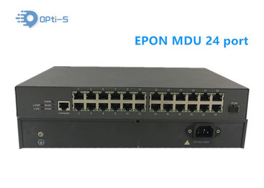 OS-EU24F 24FE Ports GEPON ONU MDU Ethernet Réseau optique passif Unité à fibre unique pour la puce FTTX Realtek fournisseur