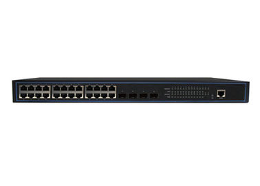Le système d'exploitation de l'OS-SW24PC 24GE POE PORT est équipé d'un commutateur de classe opérateur pour la gestion FTTB/FTTO NMS/CLI/Telnet. fournisseur
