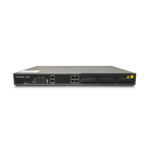 OS-EP08W EPON OLT 8PON,4*PON,4*10GE SFP port de liaison montante,Nouvelle solution,port de liaison montante 10GE,Forte stabilité et compatibilité fournisseur