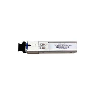 GPON OLT C++ PON Module, TX 1490nm 2.488Gbps RX 1310nm 1.244Gbps MAX Distance de 20KM compatible avec le Huawei zte fibrehome